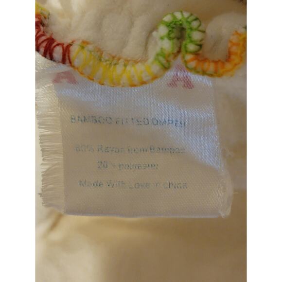 Alva Baby Diaper Covers Bamboo Fitted Cloth Diapers 80% Bamboo 4pc Set - Picture 5 of 9